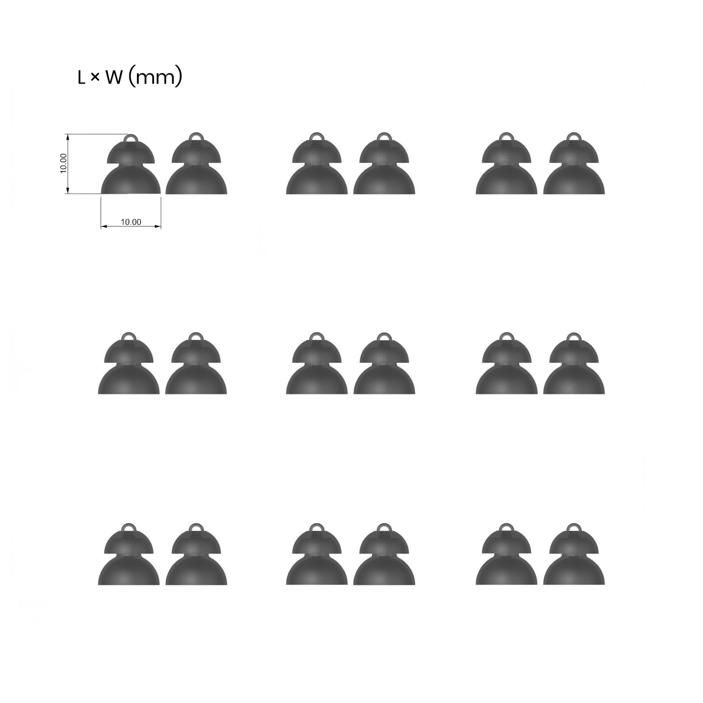 Replacement Power Ear Domes image 2