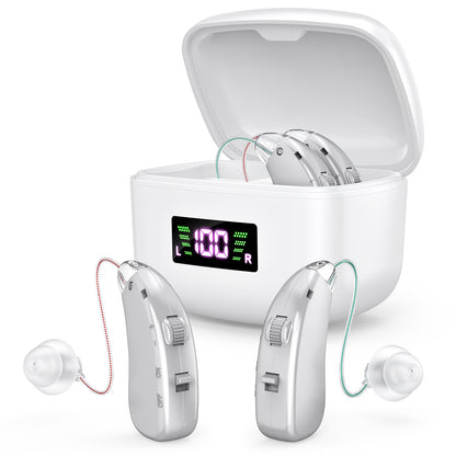 Sangtek Hearing Amplifiers Rechargeable for Seniors, Lightweight Hearing Amplifiers with Noise Cancelling image 0