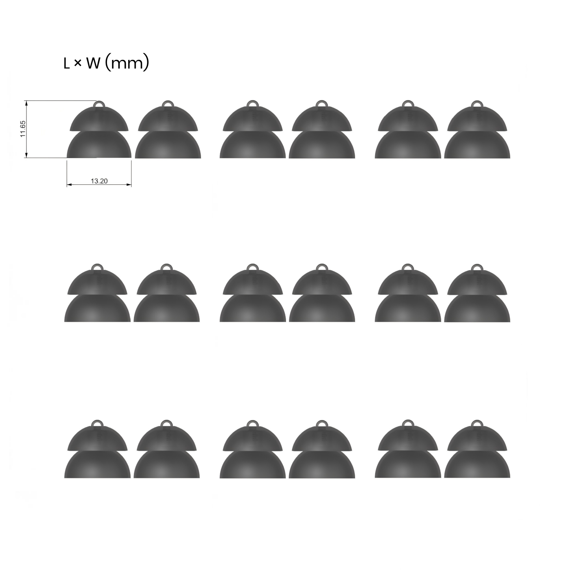 Replacement Power Ear Domes image 0