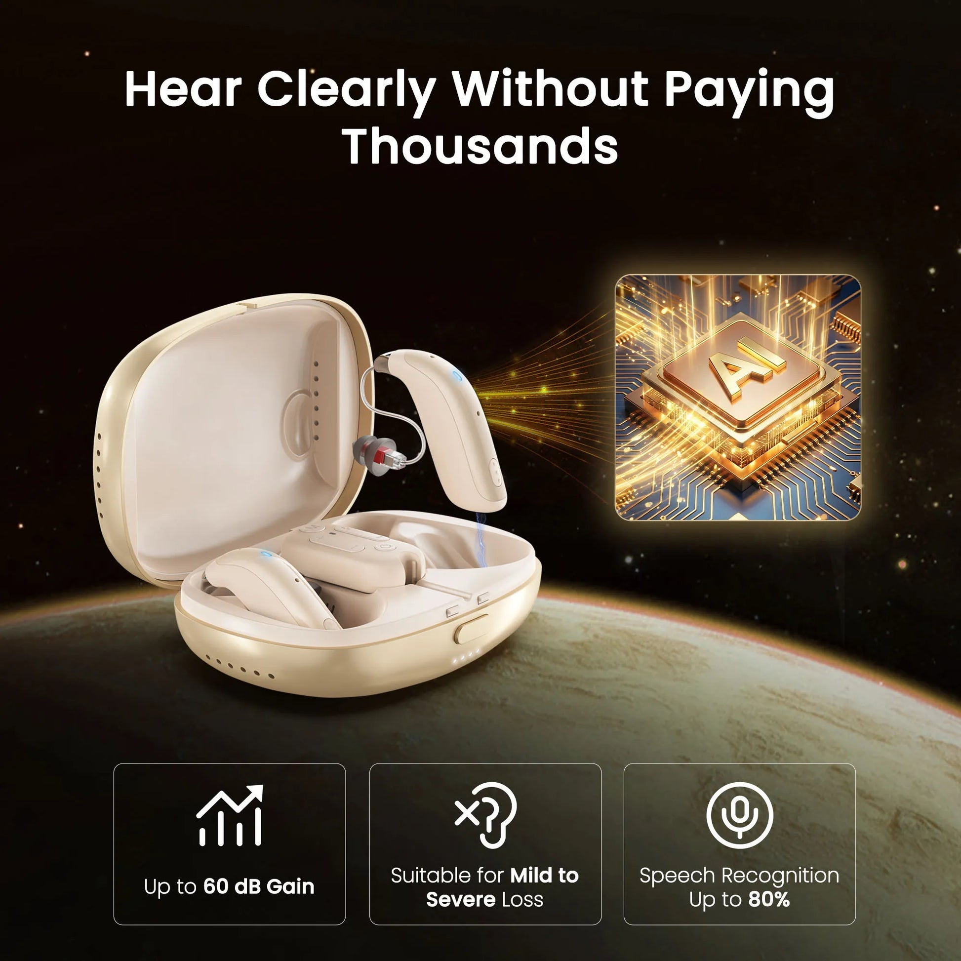 H8 PureHear Pro RIC Hearing Aids image 1