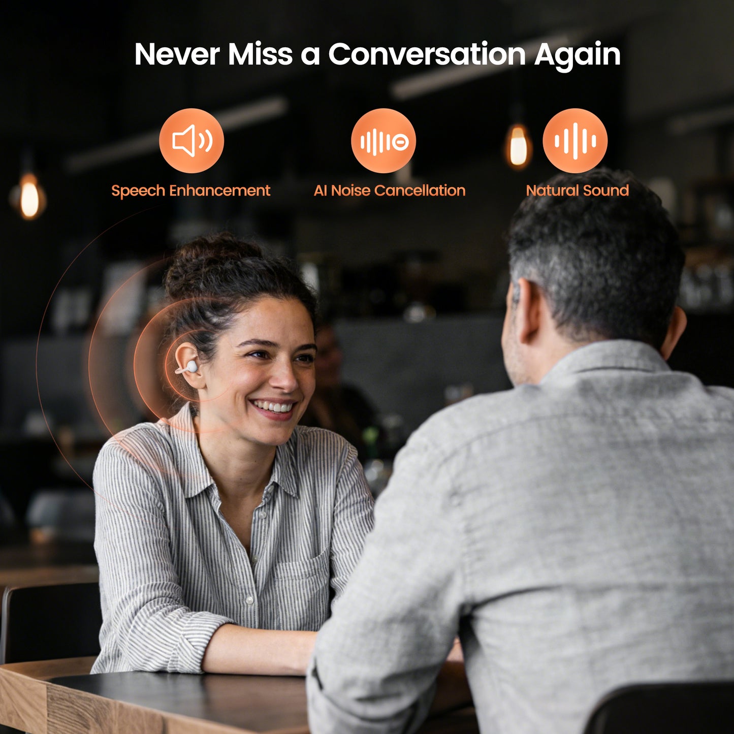 B02 OpenSound AI Ear-Clip Hearing Aids