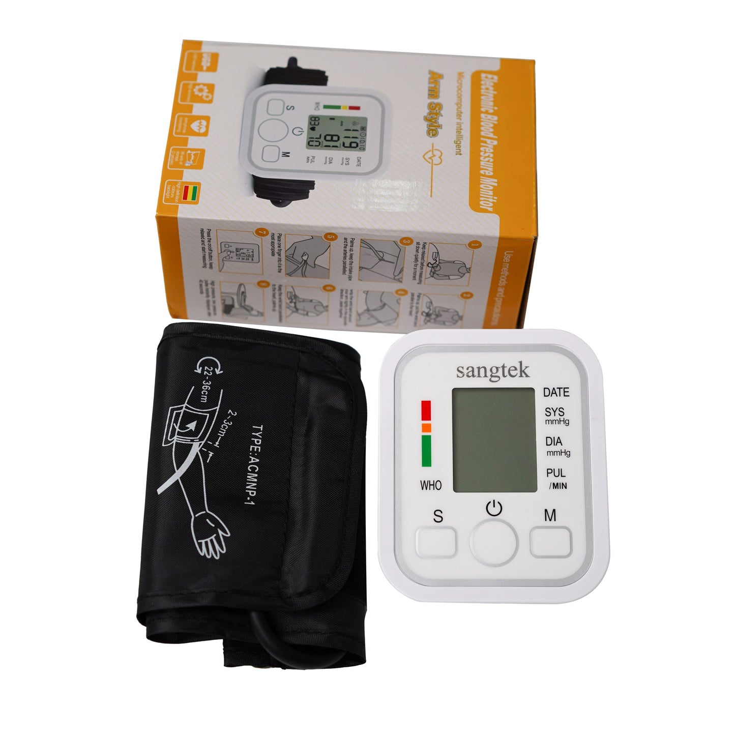 Sangtek Blood Pressure Monitor, Blood Pressure Machine Upper Arm for Home Use image 0