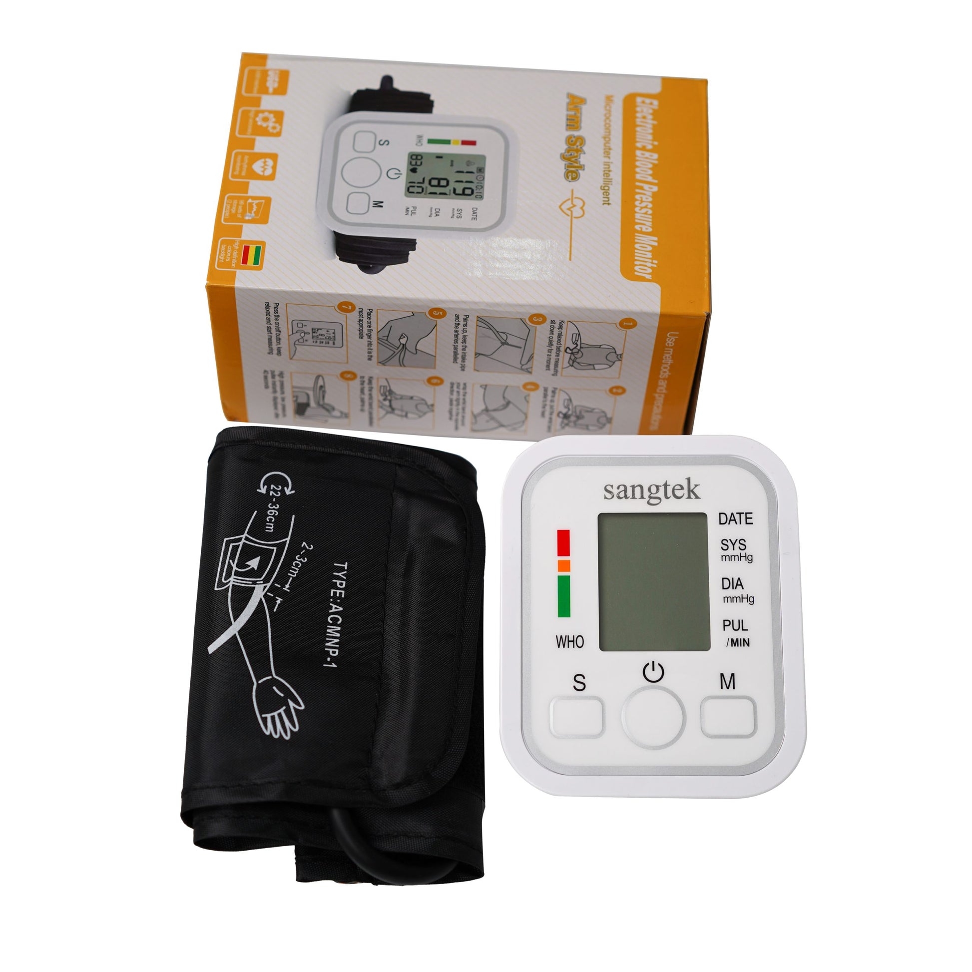 Sangtek Blood Pressure Monitor, Blood Pressure Machine Upper Arm for Home Use image 0